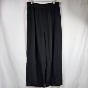 Eileen Fisher Black Wide-Leg Pants